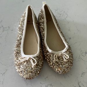 Crewcuts J Crew girls sparkle shoes size 2
